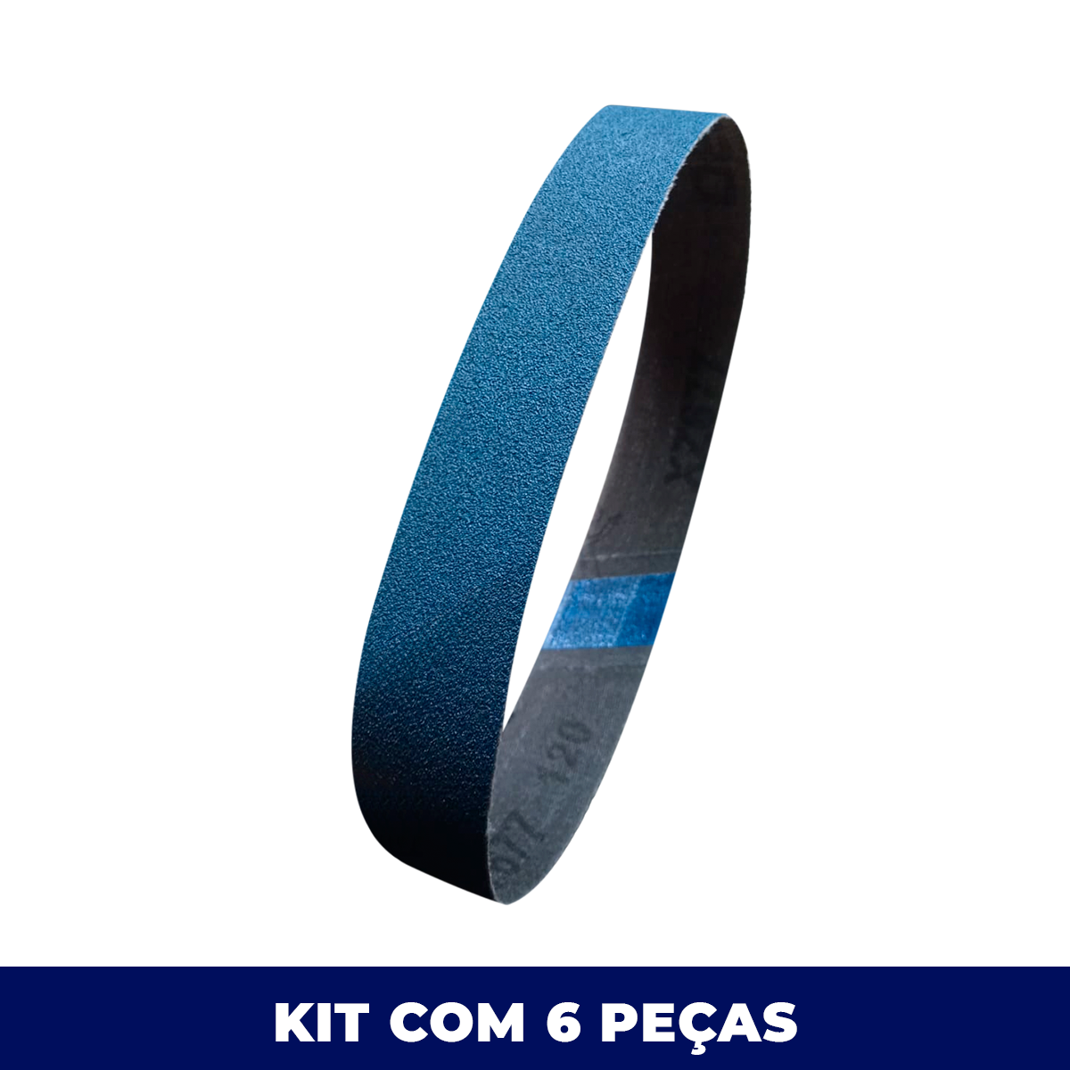 Lixa Cinta 444x25 - Zircônio XZ677 - ESCOLHA O GRÃO - Kit 6 un. Para R