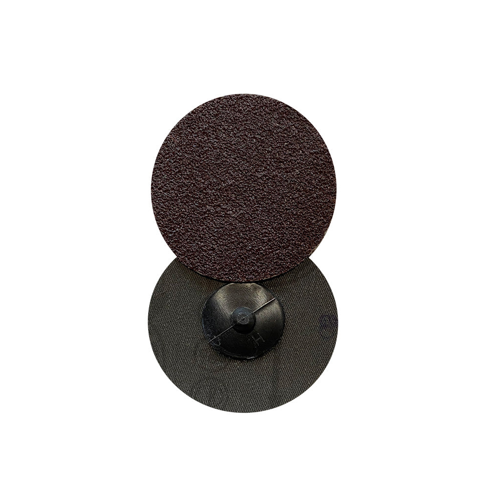 Dischi Per Smerigliatrice Roloc 100 Dischi Levigatura A Cambio Rapido 3" - Zirconia 40 Grana, Tipo Roloc, Con Mandrino, Ideali Per Lavori Di Precisione 100 Dischi Zirconio Europeo - Foto 2