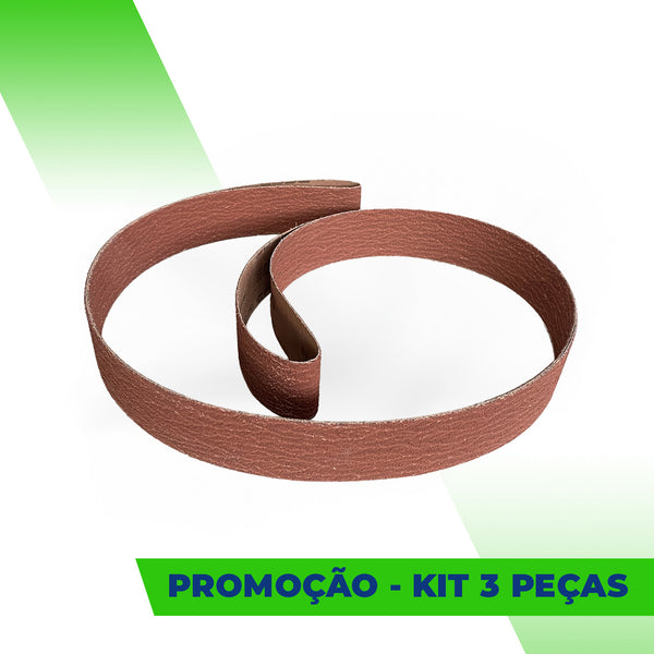 Lixa Cinta 1800x50 - Grão Cerâmico PS992 - ESCOLHA O GRÃO - Kit 3 un. Promoção