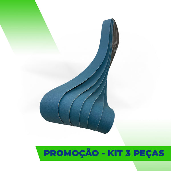 Lixa Cinta 1000x50 - Zircônio XZ677 - ESCOLHA O GRÃO - Kit 3 un. Promoção