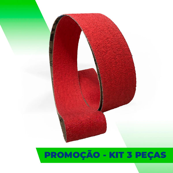 Lixa Cinta 1000x50 - VSM Ceramics XK870X - Kit com 3 un. - ESCOLHA O GRÃO