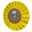 Roda Polimento Plissada 250 - Amarela - Furo 16