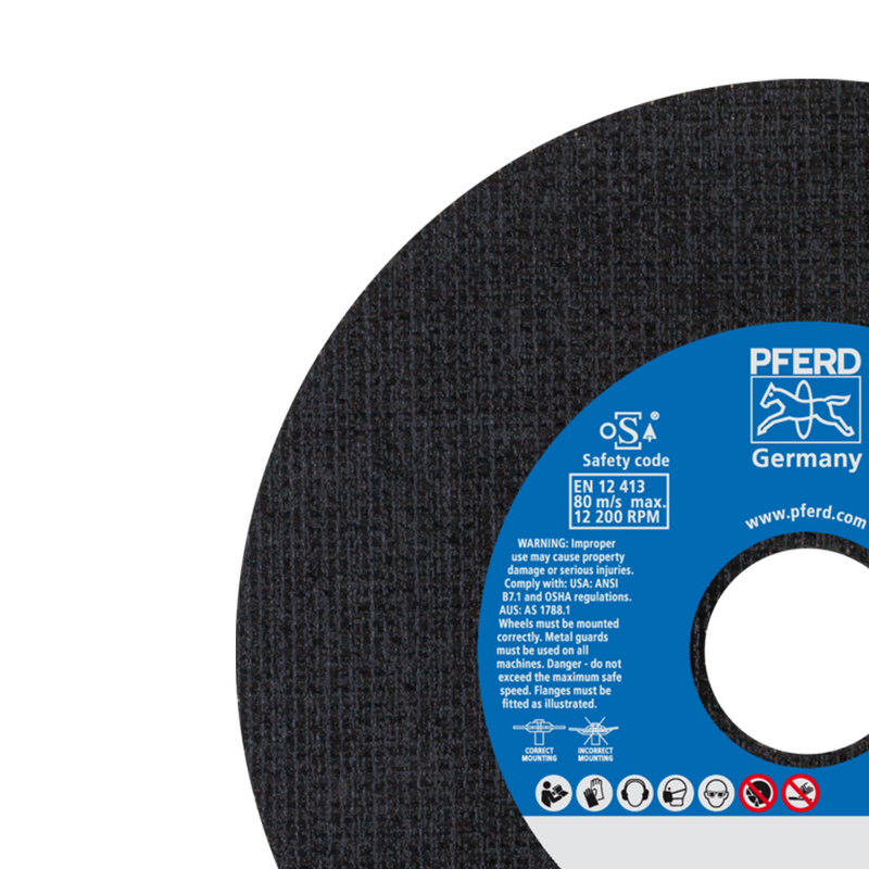 Disco de Corte para Inox PFERD EHT SG STEELOX 180-1,9 - SL Máquinas e Ferramentas Ltda Disco de Corte para Inox PFERD EHT SG STEELOX 180-1,9 - SL Máquinas e Ferramentas Ltda