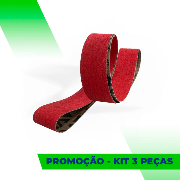 Lixa Cinta 1200x50 - VSM Ceramics XK870X - Kit com 3 un. - ESCOLHA O GRÃO