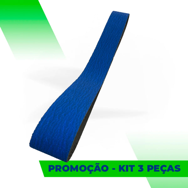 Lixa Cinta 1200x50 - Grão Cerâmico JS997 - ESCOLHA O GRÃO - Kit 3 Un. Promoção