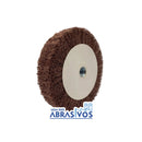 Roda de Manta Marrom 100x20 M14 Abratex | Pré-Acabamento e Limpeza