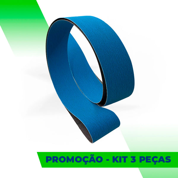 Lixa Cinta 1800x50 - Grão Cerâmico JS997 - ESCOLHA O GRÃO - Kit 3 un. Promoção