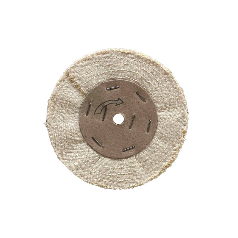Roda Polimento Transisal 150x15 - Ventilada Crua - Furo 13