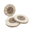 Roda Polimento Transisal 150x15 - Ventilada Crua - Furo 13