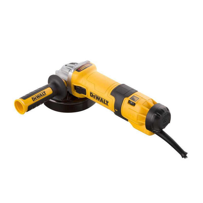 Esmerilhadeira Angular 5'' (125 mm) - Embreagem Eletrônica e Velocidade Variável - 1.500W - Eixo M14 - 220V - Dewalt - DWE4336-B2