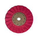 Roda Polimento Plissada 250 - Rosa - Furo 32