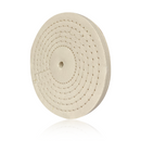 Roda Polimento Algodão 200x15 - Branco Macia - Roda 8"
