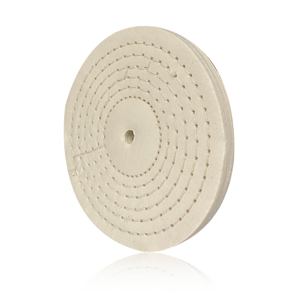 Roda Polimento Algodão 250x15 - Branco Duro - Roda 10"