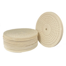 Roda Polimento Algodão 200x15 - Branco Macia - Roda 8"