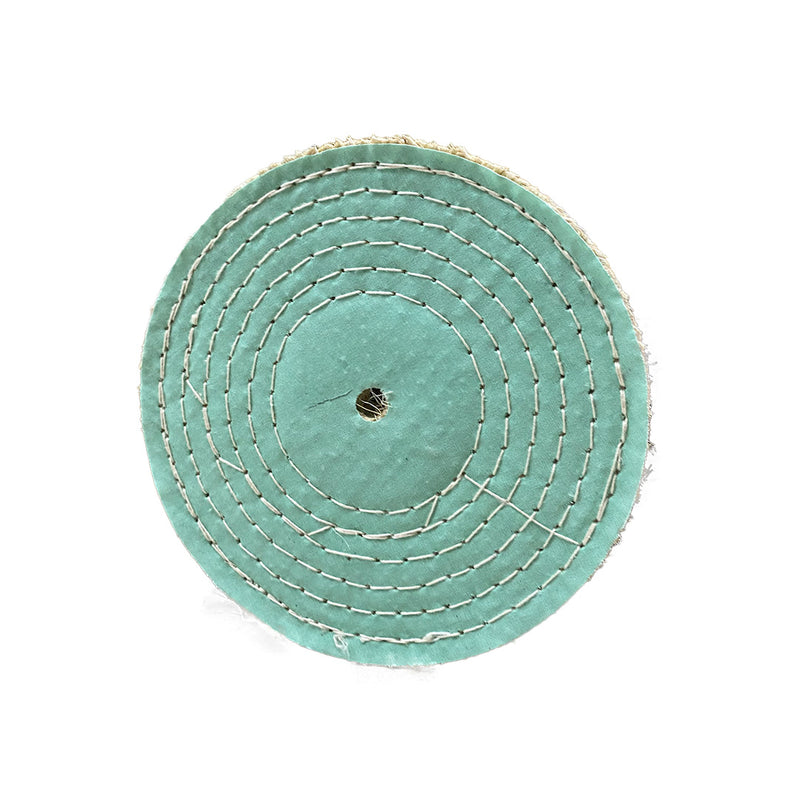 Roda Polimento Transisal - 200x20 - Crua Verde - Furo 13