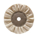 Roda Polimento Flanela Ventilada 250 - Branca - Furo 32