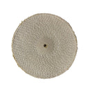 Roda Polimento Transisal Algodão - 250 - Maciça Crua - Furo 13