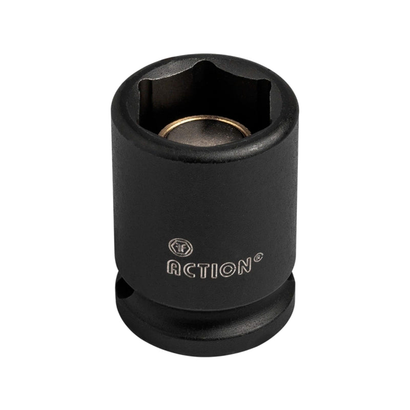 Soquete Sextavado Impacto Magnético 10mm Curto x 3/8 Pol