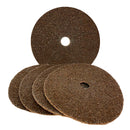 Disco Manta Abrasiva 180mm F22 - Marrom Grosso - Abratex