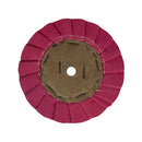 Roda Polimento Plissada 150 - Rosa - Furo 13