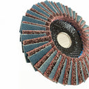 Disco Flap Misto 115mm - Manta Vinho e Lixa 120 Abratex