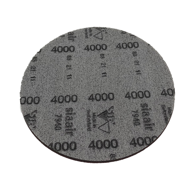 Disco Lixa Velcro 150mm - 6" - 7940 Siaair - Sem Furo - Grão 4000