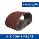 Lixa Cinta 610x100 - Óxido Alumínio KA169 - Kit com 3 un. - ESCOLHA O GRÃO