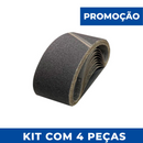 Lixa Cinta 610x75 - Carbeto de Silício XC227 - Kit com 4 un. - Escolha Grão 36 a 220