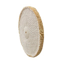 Roda Polimento Transisal Algodão - 300 - Maciça Crua - Furo 32
