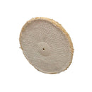 Roda Polimento Transisal Algodão - 300 - Maciça Crua - Furo 32