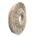 Roda Polimento Pano Branco 150x25 - Ventilada - Furo 50