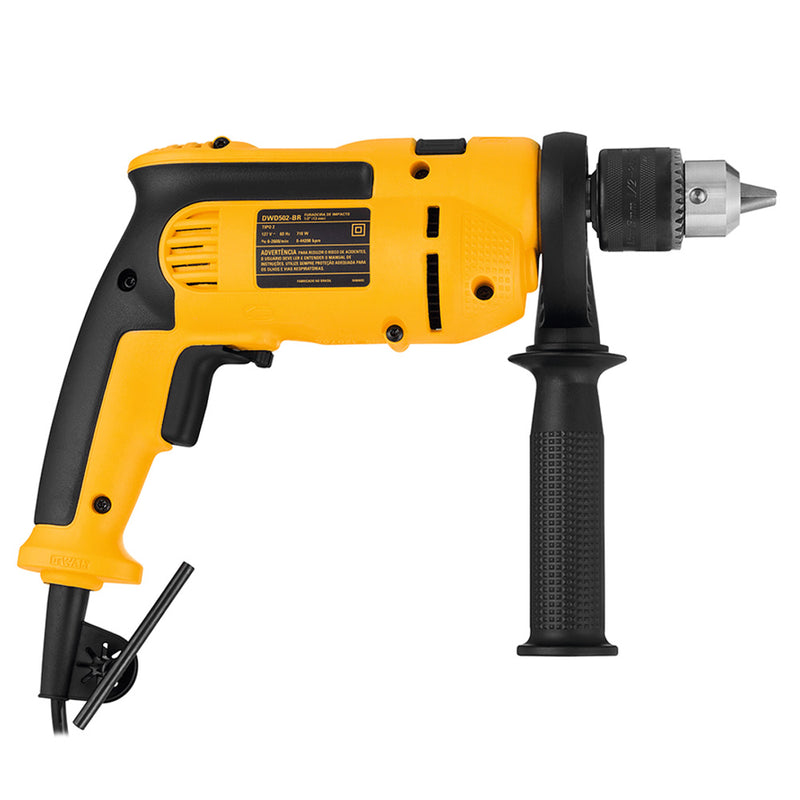 Furadeira de Impacto 1/2 Pol. 710W - 220v - Dewalt - DWD502-B2