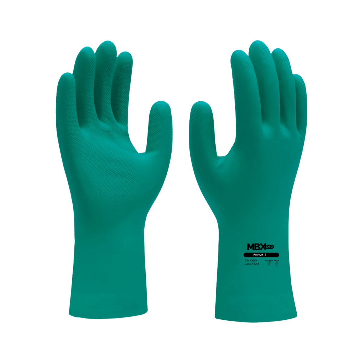 Luva Nitrílica - Tamanho GG Proteção Química NitriQ+ Flocada | CA 4888