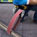 Cinta Engate Rápido Manta Abrasiva SCLS 30X660 - Vinho médio