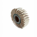Roda de Feltro Branco 150 x 50 mm – Furo 46 mm para Polimento