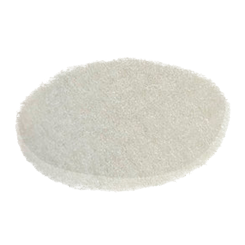 Disco Esponja Fibra Limpeza Leve 125mm - Branco Fina