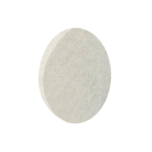 Disco Esponja Fibra Limpeza Leve 125mm - Branco Fina