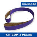 Lixa Cinta 1800x50 - Grão Cerâmico PS990 - BORA 7 - ESCOLHA O GRÃO - Kit 3 un. promoção