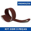 Lixa Cinta 1800x50 - Óxido de Alumínio - JA165 - ESCOLHA O GRÃO - Kit 3 Un. do mesmo grão