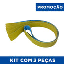 Lixa Cinta 1800x50 - Óxido de Alumínio Flexível - LS 312 JF - ESCOLHA O GRÃO - Kit 3 un. Promoção
