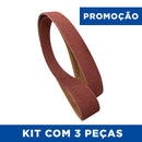 Lixa Cinta 1800x50 - Grão Compacto PG830 - Kit com 3 un. - ESCOLHA O GRÃO