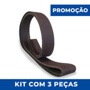 Lixa Cinta 2000x50 - Óxido Alumínio KA169 - Kit com 3 un. - ESCOLHA O GRÃO