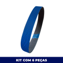 Lixa Cinta 444x25 - Cerâmico JS997 - ESCOLHA O GRÃO - Kit 6 un. Para Roda Expansiva 140x25