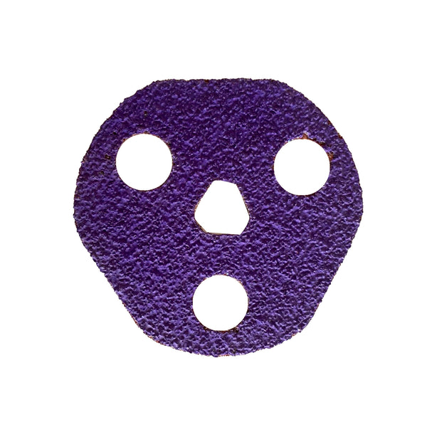 Disco Vision Cerâmico VS990 Triangular 115mm - (4 1/2") | Desbaste com Ventilação Segmentada |Escolha o Grão