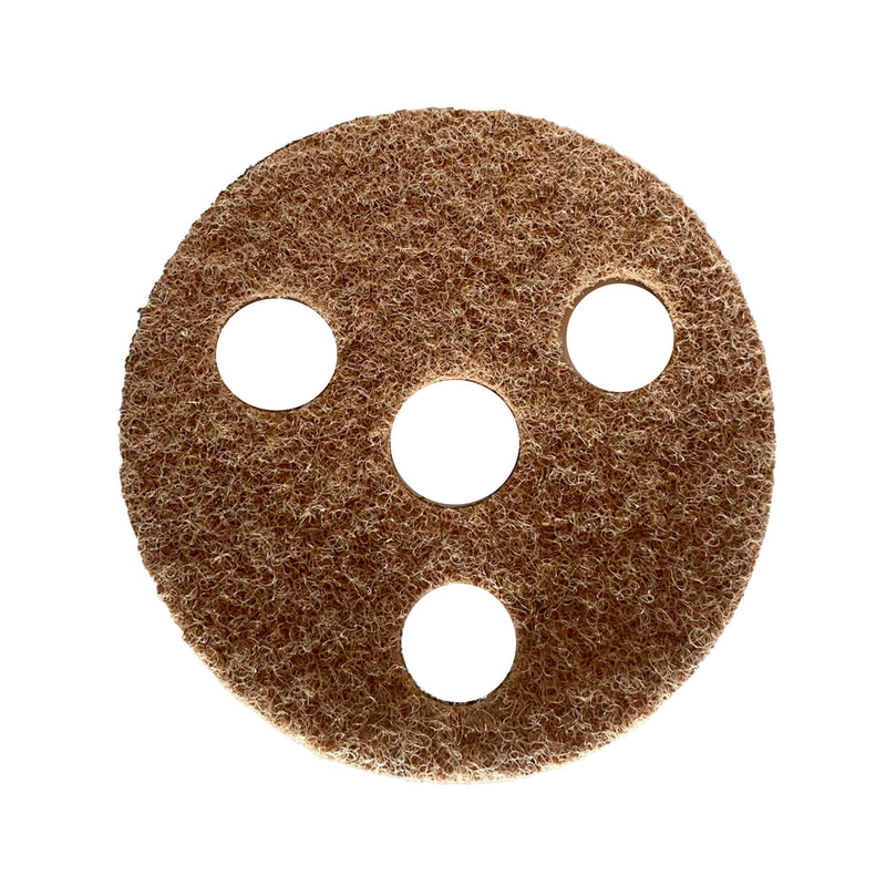 Disco Vision Manta Marrom Grosso Redondo 115mm - (4 1/2") | Acabamento e Limpeza de Superfícies