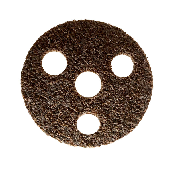 Disco Vision Manta Marrom Grosso Redondo 115mm - (4 1/2") | Acabamento e Limpeza de Superfícies