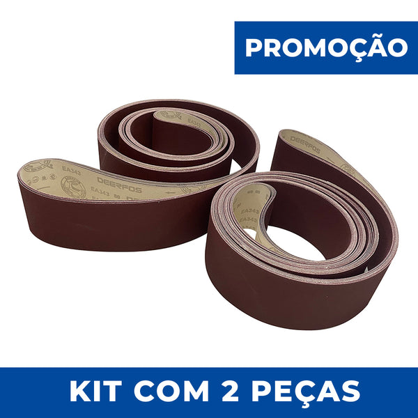 Lixa Cinta Papel 7200x150 - Óxido Alumínio EA343 - Movelaria - ESCOLHA O GRÃO - Kit com 2 un. do mesmo grão