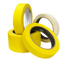 Fita Crepe Amarela - 24 mm x 40 m - Automotiva