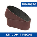 Lixa Cinta 457x75 - Óxido Alumínio KA169 - Kit com 4 peças - ESCOLHA O GRÃO