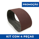 Lixa Cinta 533x75 - Óxido Alumínio KA169 - Kit com 4 un. - ESCOLHA O GRÃO